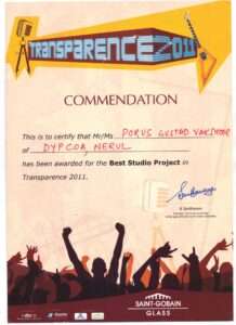 Transparence Best Studio Project award