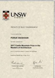 castle mountain award