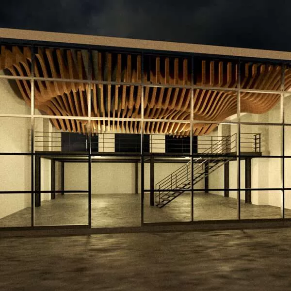 Parametric Wavy Ceiling Baffles Grasshopper