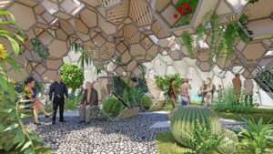 3D Voronoi Pavilion Grasshopper