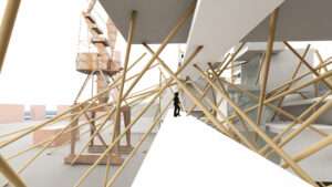 Random Sticks Art Gallery Architecture Design Grasshopper