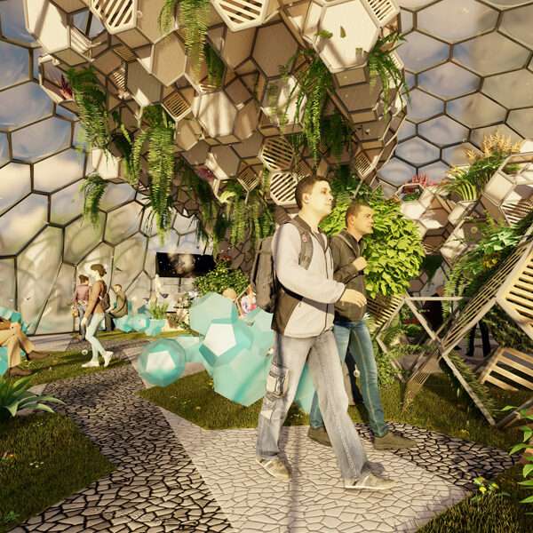 3D Voronoi Pavilion Grasshopper
