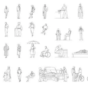 All People Elevation DWG