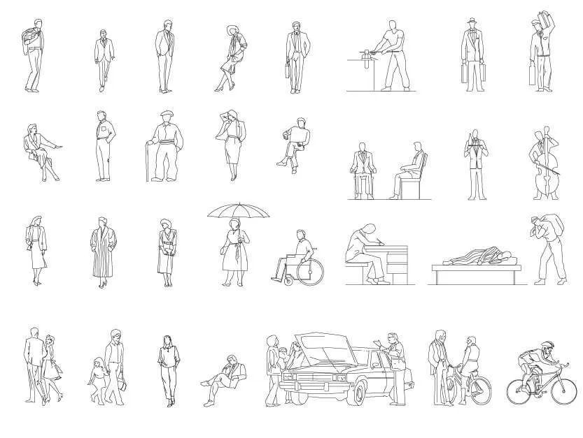 All People Elevation DWG - Image 2