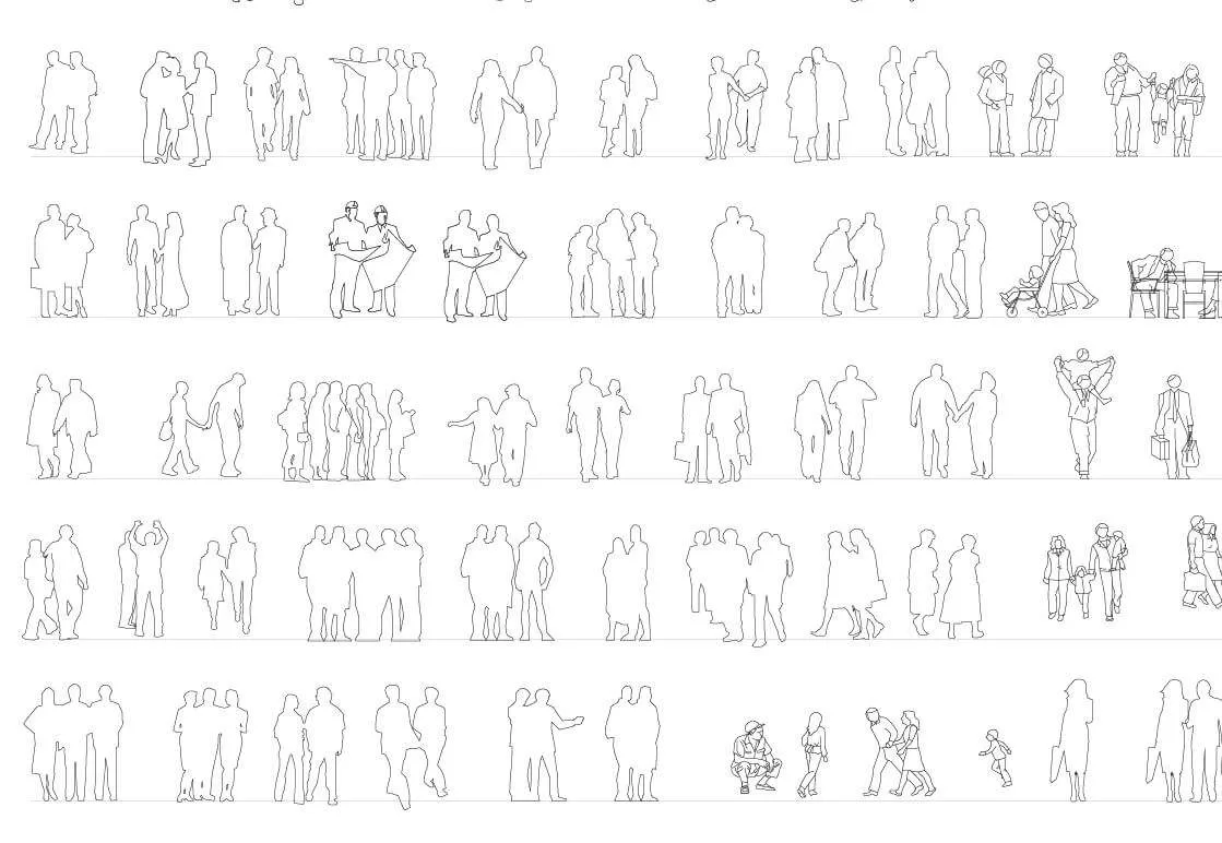 All People Elevation DWG - Image 6