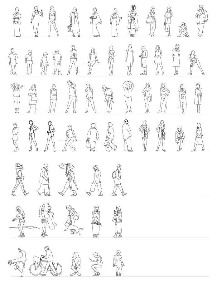All People Elevation DWG - Image 7