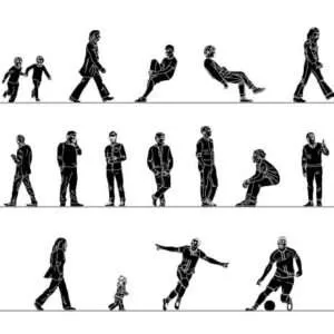 Detailed People Elevation