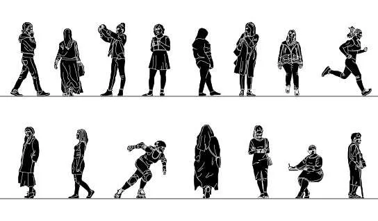 Detail People Elevation - Illustrator - Image 4