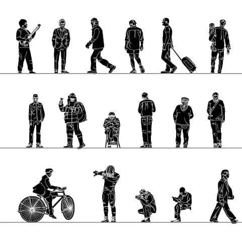 Detail People Elevation - Illustrator - Image 2