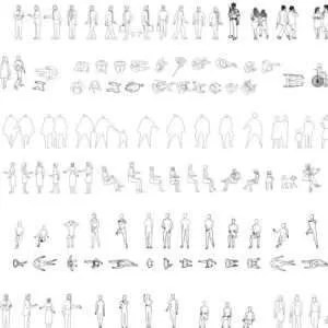 People- Plan & Elevation- Illustrator