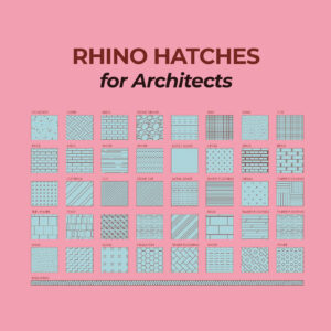 33 Architecture Hatches for Rhino