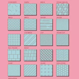 33 Architecture Hatches for Rhino
