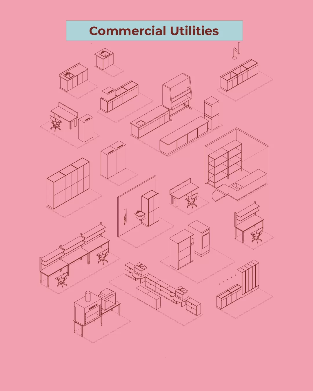 Rhino 3D Furniture Blocks - Image 3