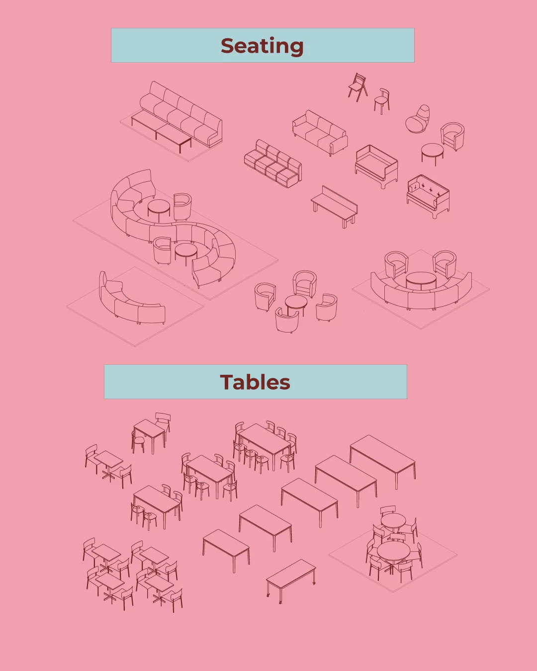 Rhino 3D Furniture Blocks - Image 2